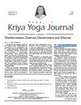 Click to view Kriya Yoga Journal - Volume 27 Number 3 -  Fall - 2020