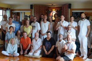 26 participants in the 3rd initiation with M. G. Satchidananda July 19-28, 2019 at the Quebec Ashram